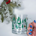 Christmas Tree Wrapped Clear Coffee Mug