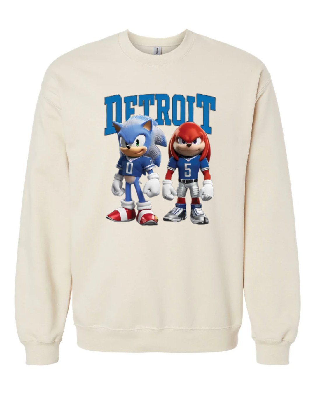 Detroit Lions Sonic & Knuckles Sweatshirt