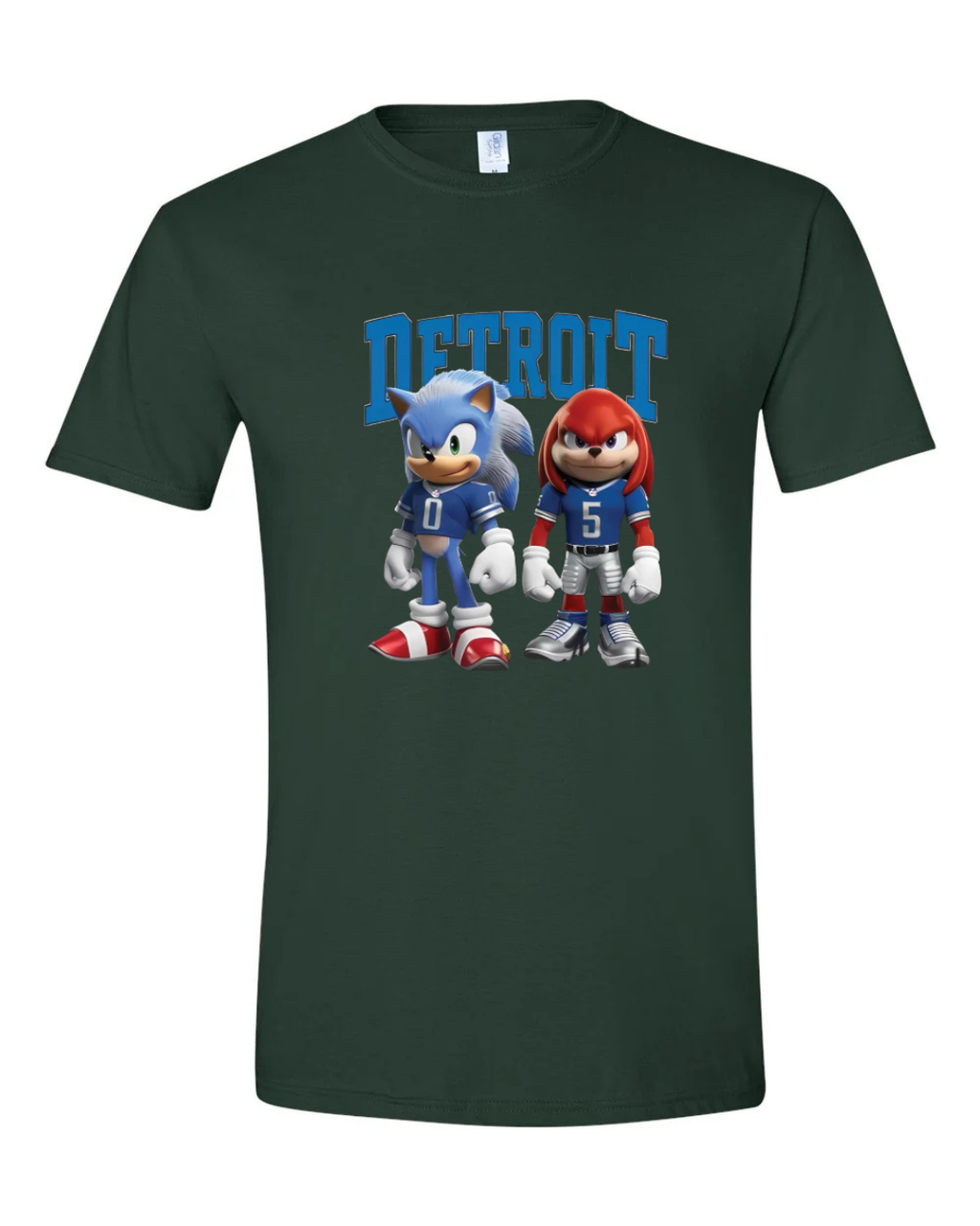 Detroit Lions Sonic & Knuckles T-Shirt