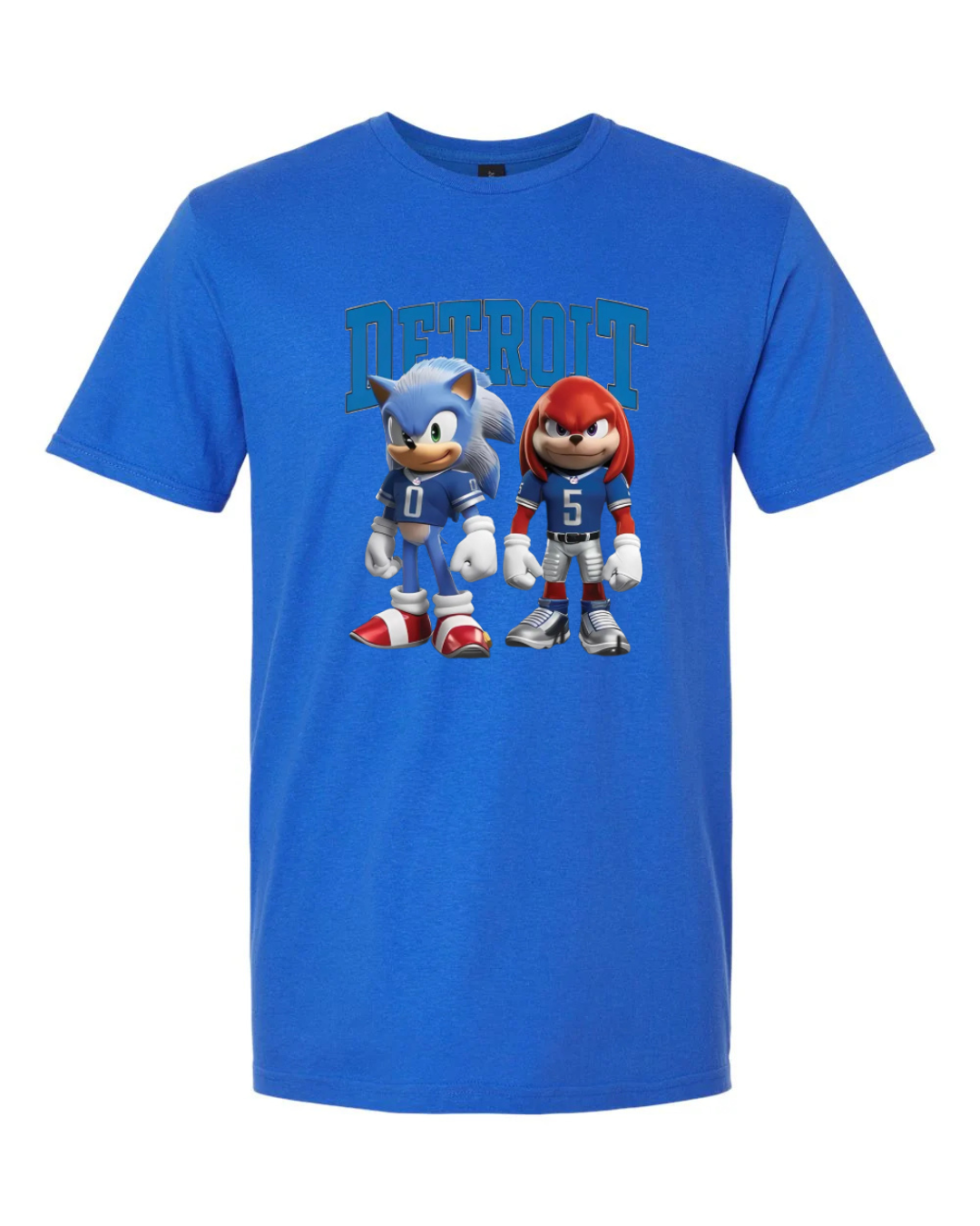Detroit Lions Sonic & Knuckles T-Shirt