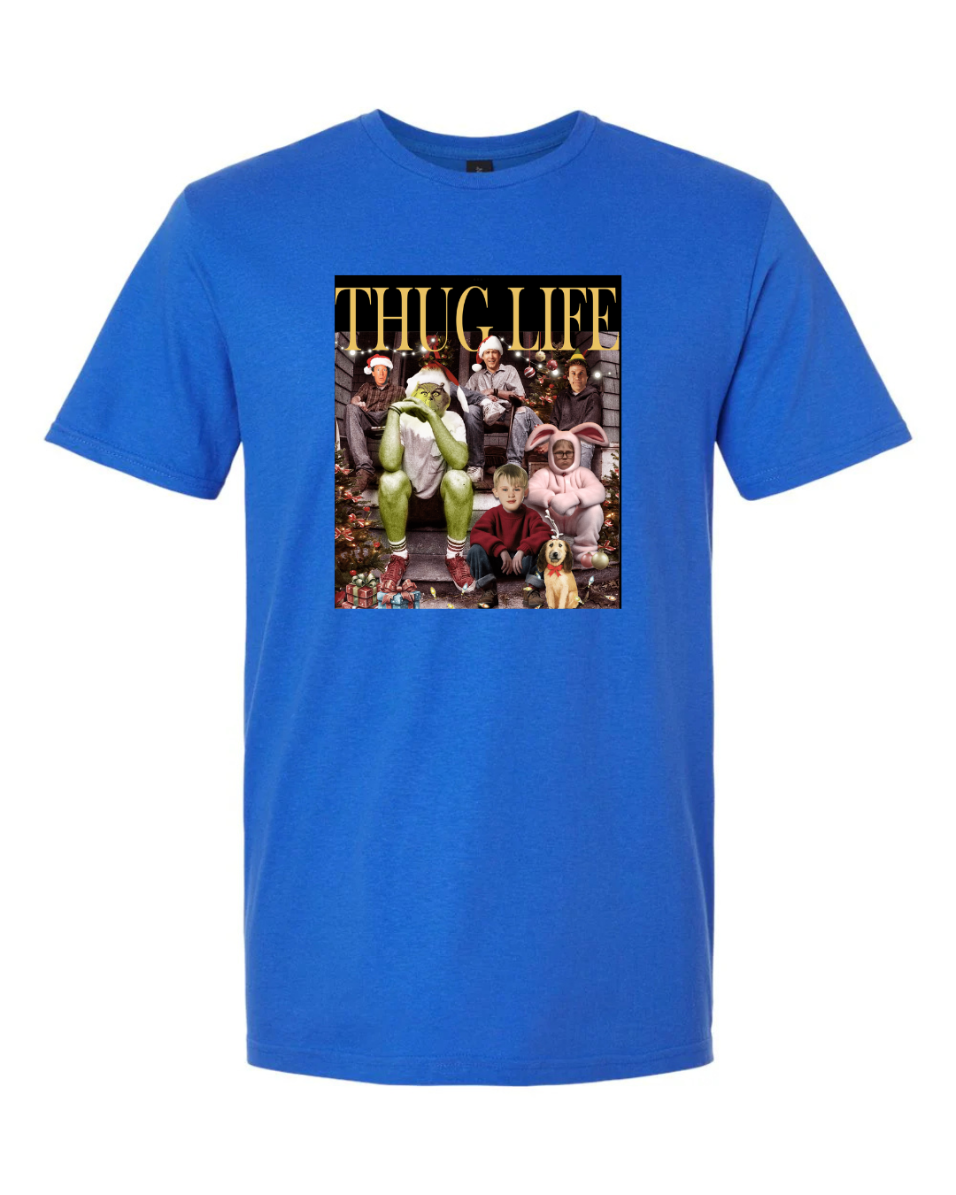 Thug Life with Christmas Icons T-Shirt