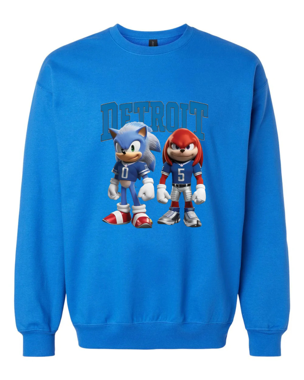 Detroit Lions Sonic & Knuckles Sweatshirt
