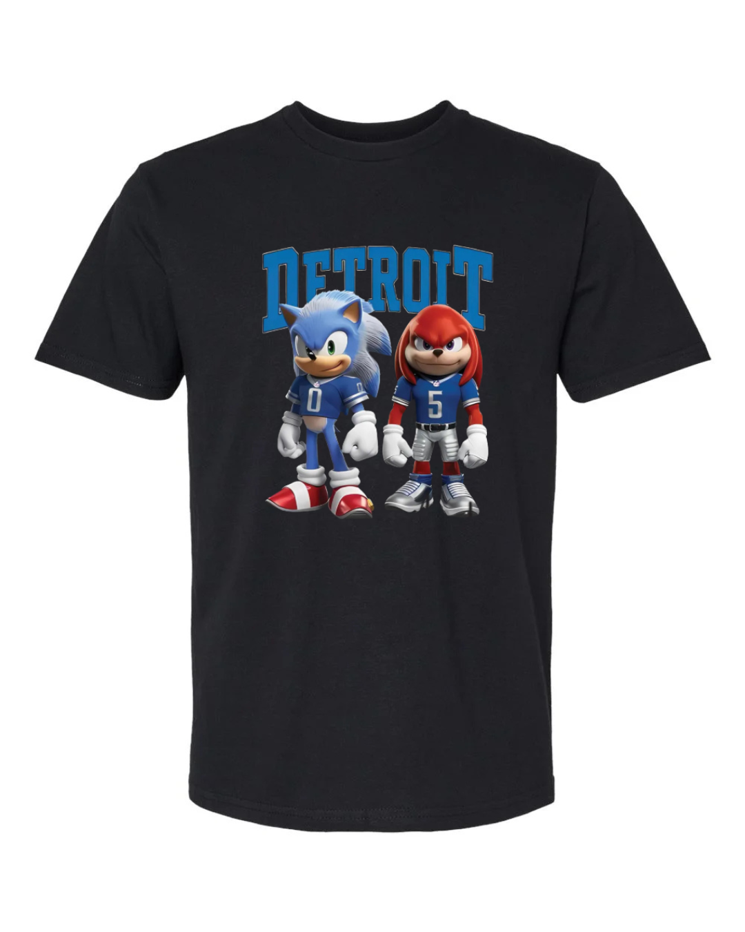 Detroit Lions Sonic & Knuckles T-Shirt