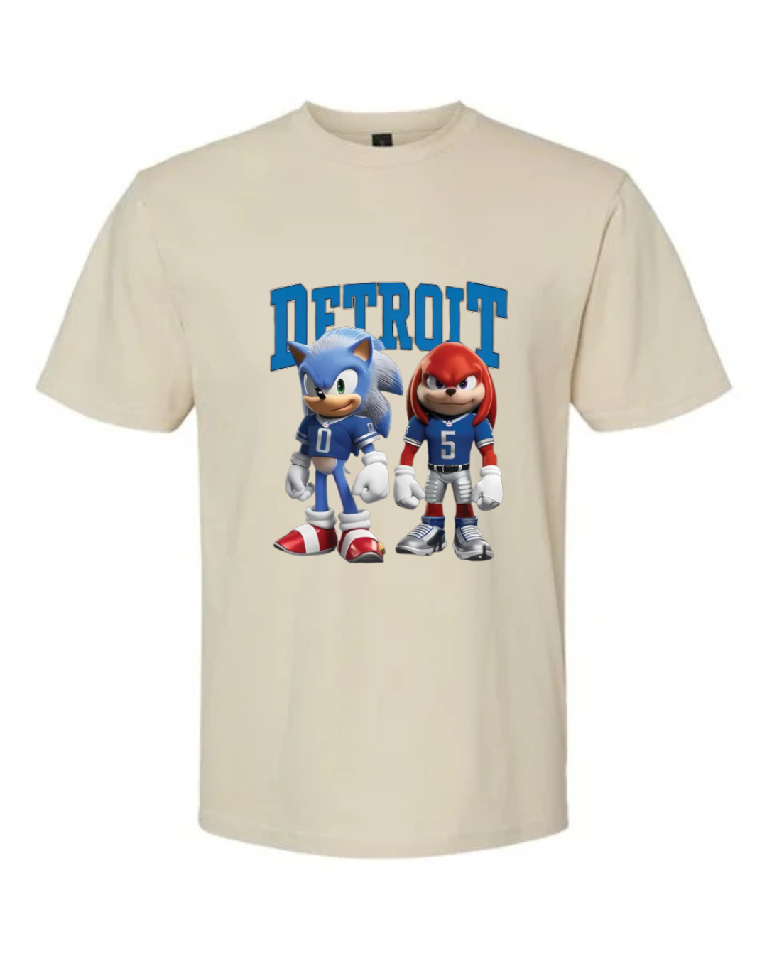 Detroit Lions Sonic & Knuckles T-Shirt