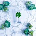 Custom Shamrock Pint Glass | Custom Shamrock | Custom Clover | St. Patrick's Day Glass